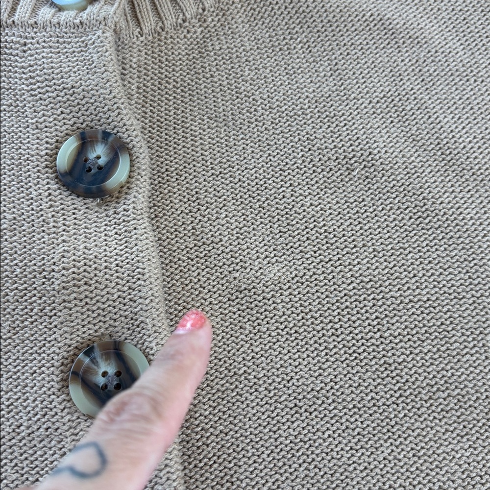 Quince Cardigan Tan Medium - Picture 8 of 9